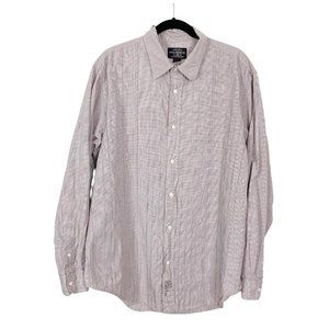 Vintage Ralph Lauren Polo‎ Jeans Co Men's Sz XL Red Plaid Pleated Front Shirt